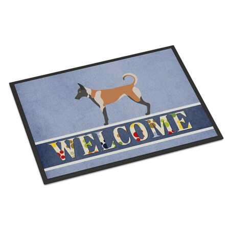 Carolines Treasures Malinois Welcome Indoor or Outdoor Mat - 24 x 36 in. BB8299JMAT